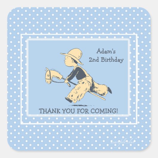 Junge im Spiel Aufkleber (Vorderseite)