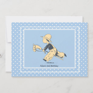 Junge im Spiel Einladung