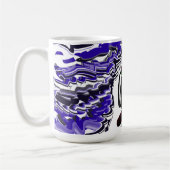 Junge im Winter Spaß Kaffeetasse (Links)