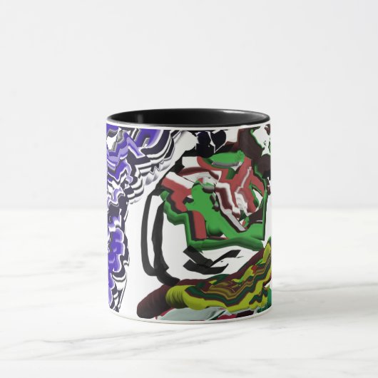 Junge im Winter Spaß Tasse (Zentrum)