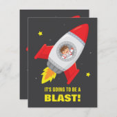 Junge in den einladung (Vorne/Hinten)