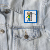 Junge in der Schule Button (Beispiel)