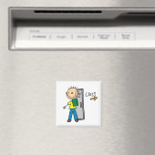 Junge in der Schule Magnet (In Situ (Geschirrspüler))