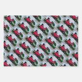 Junge in einem Zug, jedes Mal Wrapping Paper Geschenkpapier Set (Vorderseite 3)