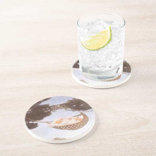 Junge in Hassoc Tree von Jessie Willcox Smith Getränkeuntersetzer (Seite)