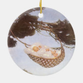 Junge in Hassoc Tree von Jessie Willcox Smith Keramikornament (Hinten)