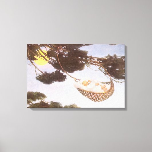 Junge in Hassoc Tree von Jessie Willcox Smith Leinwanddruck (Vorderseite)