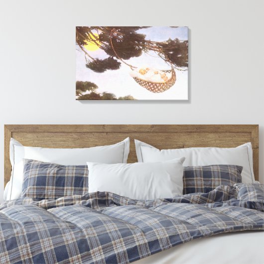 Junge in Hassoc Tree von Jessie Willcox Smith Leinwanddruck (Insitu (Schlafzimmer))