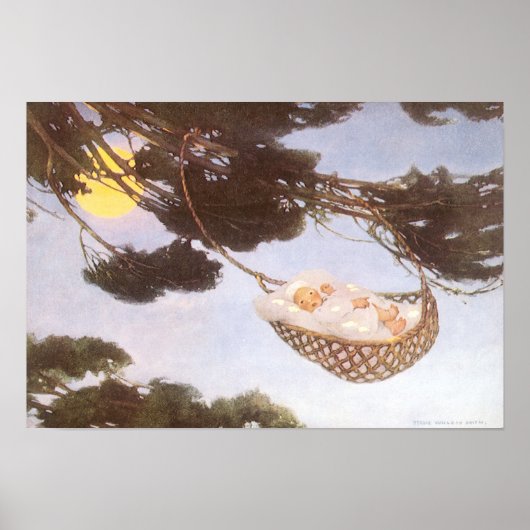 Junge in Hassoc Tree von Jessie Willcox Smith Poster (Vorne)