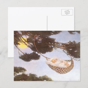 Junge in Hassoc Tree von Jessie Willcox Smith Postkarte