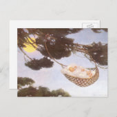 Junge in Hassoc Tree von Jessie Willcox Smith Postkarte (Vorne/Hinten)