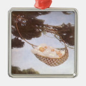 Junge in Hassoc Tree von Jessie Willcox Smith Silbernes Ornament (Vorne)