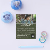 Junge in Hut, Modellieragentur, Model Agent Flyer (Einzeln)