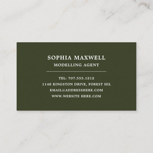 Junge in Hut, Modellieragentur, Model Agent Visitenkarte (Rückseite)