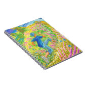Junge in Lavender Field Notizblock (Rechte Seite)