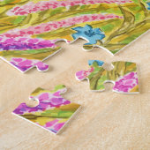 Junge in Lavender Field Puzzle (Seite)