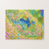 Junge in Lavender Field Puzzle (Horizontal)