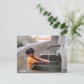 Junge in Provence-Postkarte Postkarte (Stehend Vorderseite)