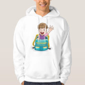 Junge in Rucksack Wave Fun School Kind Hoodie (Vorderseite)
