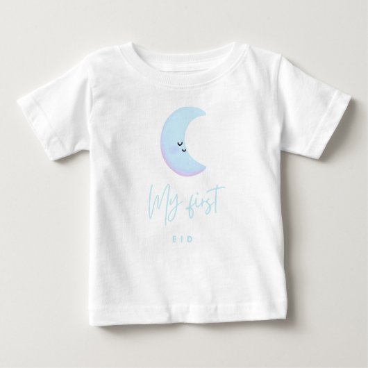 Junge ist mein erster Eid Baby T - Shirt (Vorderseite)