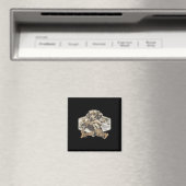 Junge Jäger Camouflage Süd Land Prix Magnet (In Situ (Geschirrspüler))