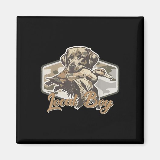Junge Jäger Camouflage Süd Land Prix Magnet (Vorne)