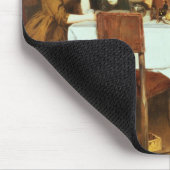 Junge James Watt, der mit Dampf spielt Mousepad (Ecke)