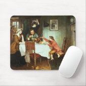 Junge James Watt, der mit Dampf spielt Mousepad (Mit Mouse)