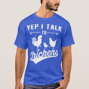 Junge Jepe, ich spreche mit Hühnern, lustige Bauer T-Shirt