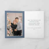 Junge Jesus in der Krippe des Mangers Geflochtenes Karte (Innenseite)