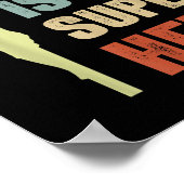 Junge Jesus ist mein Superheld Christlicher Gott S Poster (Ecke)