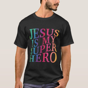 Junge Jesus ist mein Superheld Christlicher Gott S T-Shirt