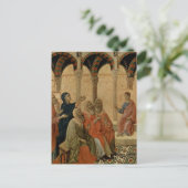 Junge Jesus lehrt im Tempel Postkarte (Stehend Vorderseite)