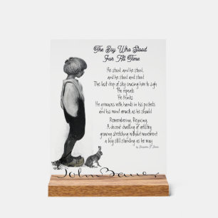 Junge John Bauer Originale Poesie Acryl Sig Acrylschild