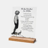 Junge John Bauer Originale Poesie Acryl Sig Acrylschild (Winkel)