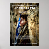 Junge jüdische Junge an der Western Wall Poster (Vorne)
