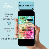 Junge Junge der Geburtstagspartei Einladung