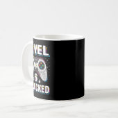 Junge Junge Junge Stufe 6 Entsperrter Video-Gamer  Kaffeetasse (Vorderseite Links)