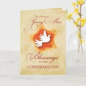 Junge, Junge Mann, Herzlichen Glückwunsch Karte (Gelbe Blume)