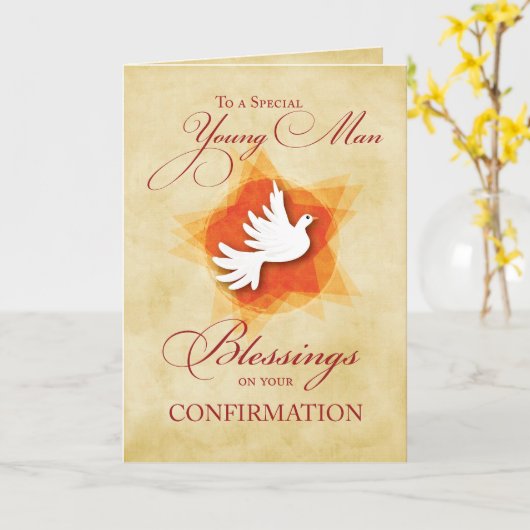 Junge, Junge Mann, Herzlichen Glückwunsch Karte (Gelbe Blume)