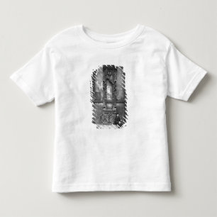 Junge Junge sitzt draußen Kleinkind T-shirt