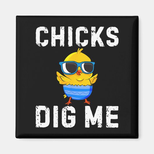 Junge Jungen Junge Junge Happy Ostereier Jäger Magnet (Vorne)