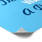 Junge Jungen sollten niemals ein Zitat-Poster von  Poster (Ecke)