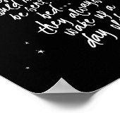 Junge Jungen sollten niemals.. Peter Pan Wall Deco Poster (Ecke)