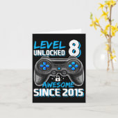 Junge Jungen Stufe 8 Phantastisch 2015 Karte (Gelbe Blume)