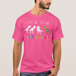 Junge Kind Es ist ok, ein anderes Autismus Puzzle T-Shirt