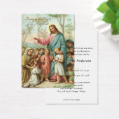 Junge Kind Katholische Beerdigung Gedenkkarte - (Schreibtisch)