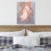 Junge Kinder in den Armen ihrer Mutter Leinwanddruck (Insitu (Schlafzimmer))
