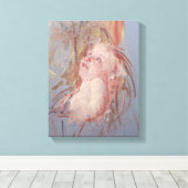 Junge Kinder in den Armen ihrer Mutter Leinwanddruck (Insitu (Holzboden))