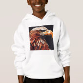 Junge Kinder Pullover Print Eagle Hoodies (Vorderseite)